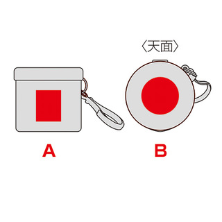 ケース入りレインポンチョネイビー