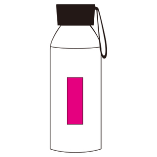 アルミダイレクトボトル500ml（シリコンストラップ付）