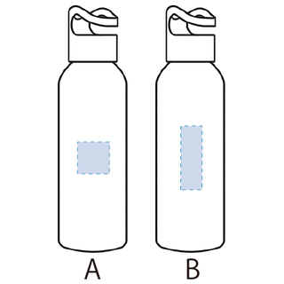 キャンプス フックループアルミボトル600ml