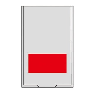 ハンディコンパクトミラーホワイト