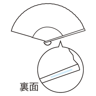 伊砂文様 涼彩扇子