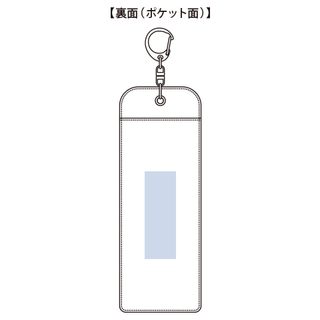 4カットフォトキーホルダーブラック