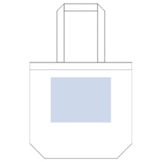 厚手コットンベーシックトート（SM）ネイビー