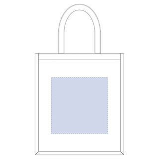 ジュートスクエアトート（ML）ナチュラルベージュ