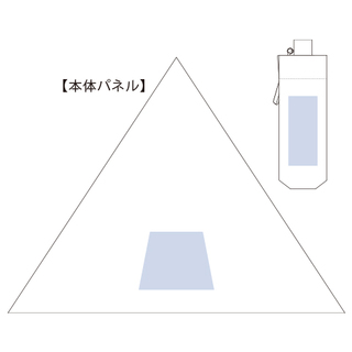 ベーシックオールウェザー折りたたみ傘ネイビー
