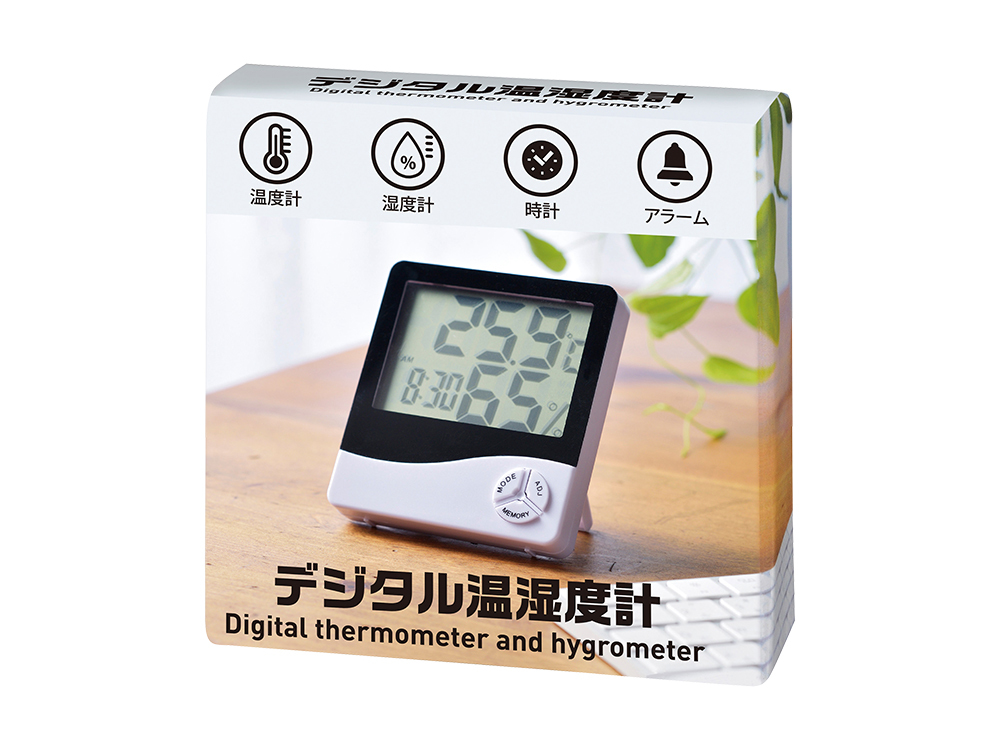 デジタル温湿度計｜399円｜販促メッセ