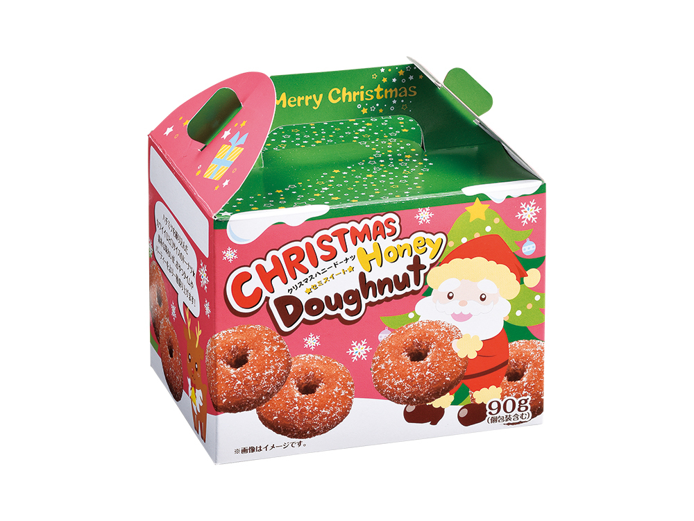 NO.672【最後の一品/得得】クリスマスチャーム付きミニドーナツ8種類全48個