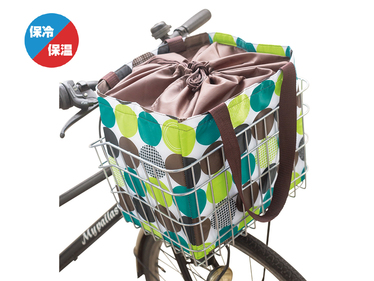 ソポラ　自転車カゴにぴったり保冷エコバッグ