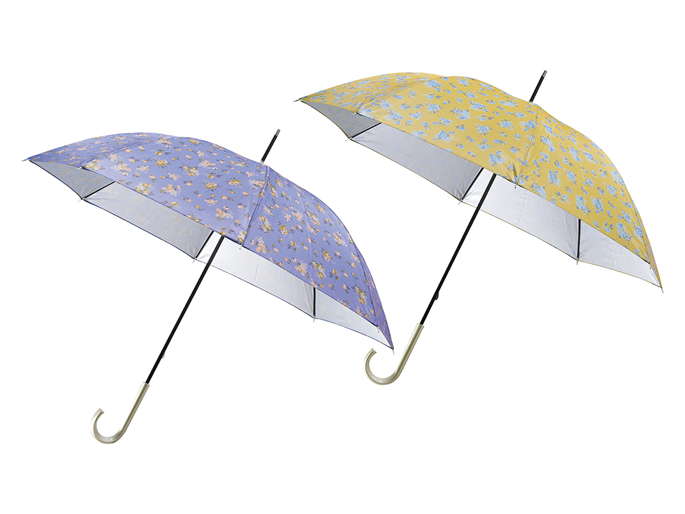 リラックスフラワー晴雨兼用　長傘