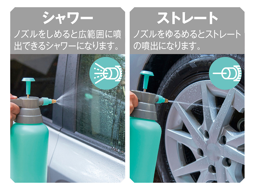 2パターンの噴射モード