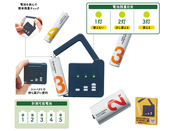 モシモニソナエル 乾電池チェッカー