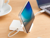スマホスタンドにも