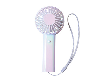 オーロラ充電式ハンディファン（ストラップ付き）