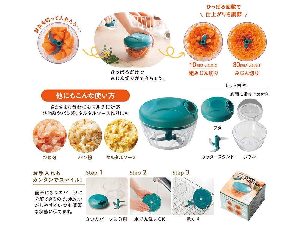 簡単！時短！フードチョッパー