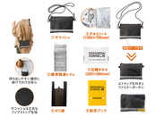 モシモニソナエル 防災サコッシュ6点セット