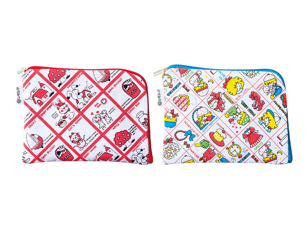 2色取り混ぜ／レッド（ストップペイル）、ブルー（モーニング）