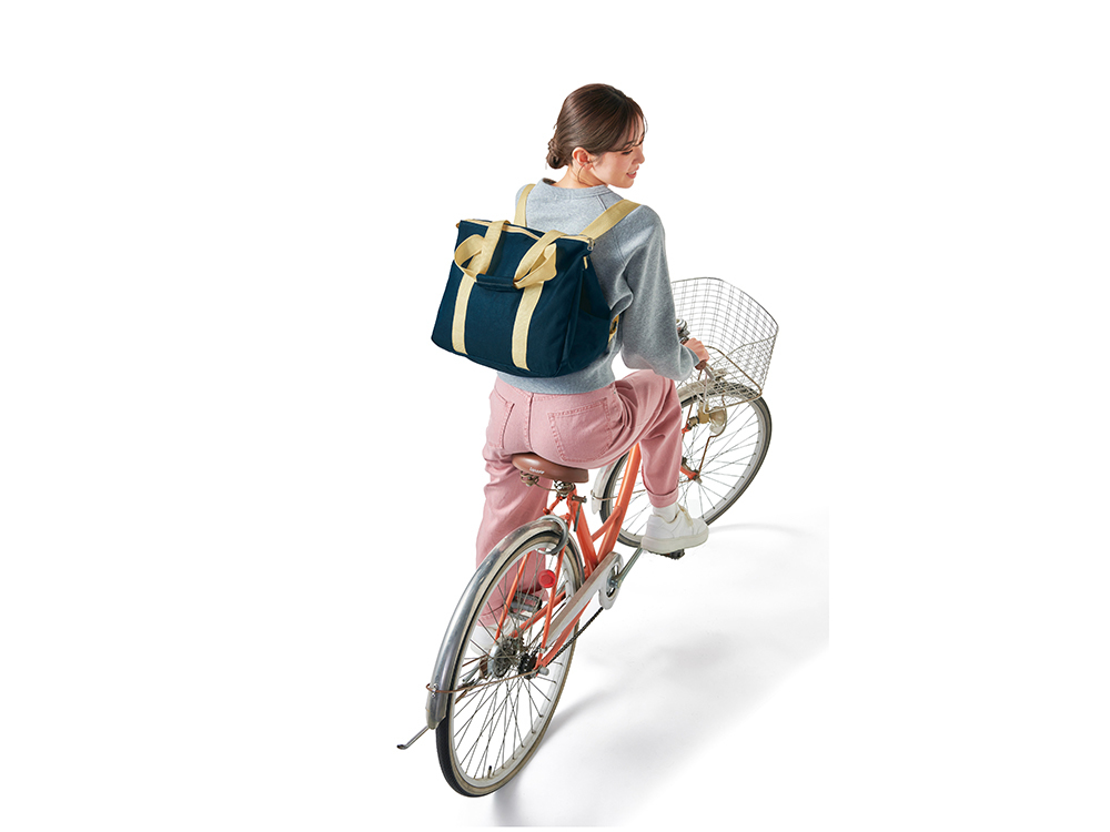 背負えるので重い荷物も楽々持ち運べます！