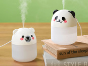 かわいいパンダとシロクマが加湿のお手伝い♪