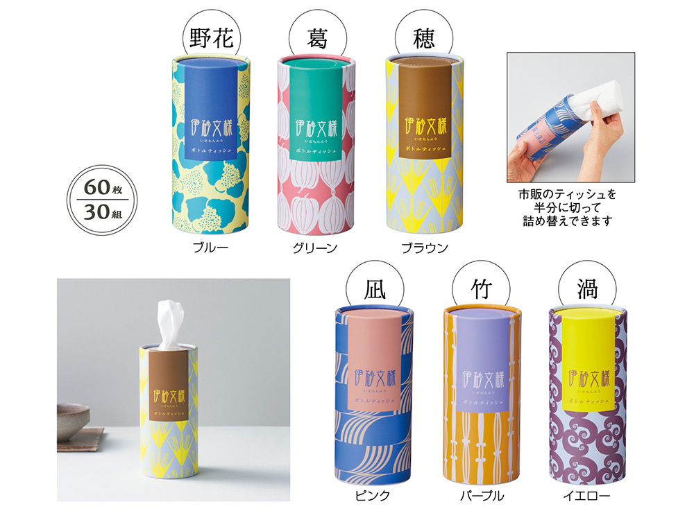 伊砂文様 ボトルティッシュ