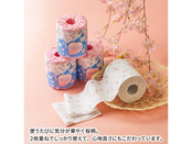 桜プリントトイレットロールダブル（30m）
