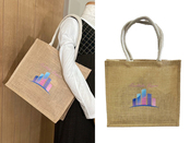 ジュートスクエアトート（ML）ワイド