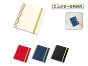 ゴールドリングハンディノートレッド