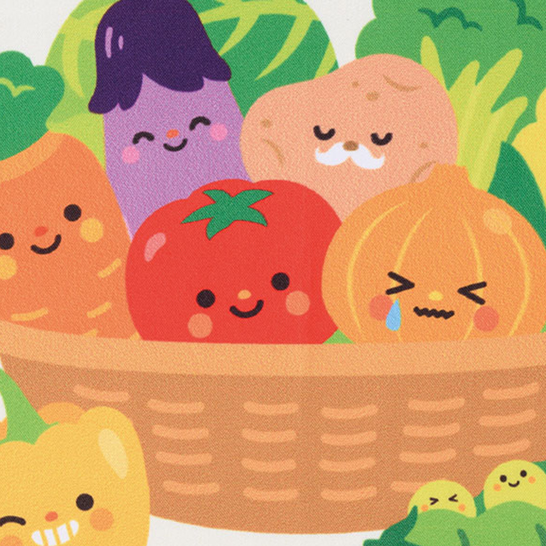 くっきり鮮やかな色合い
