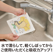 濡らして絞って使用