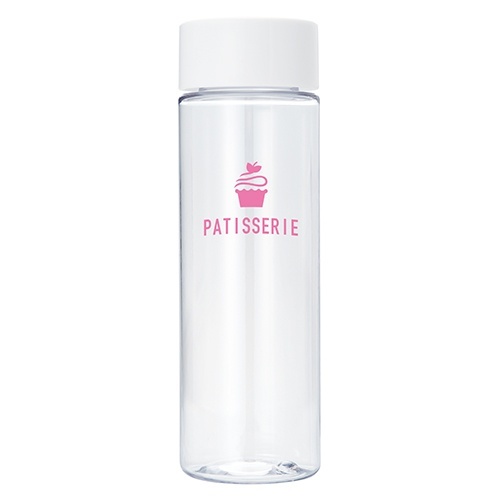 マイクリアボトル　500ml（白）名入れ例