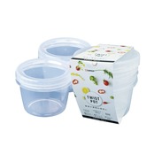 ツイストポット500ml 2個組クリア