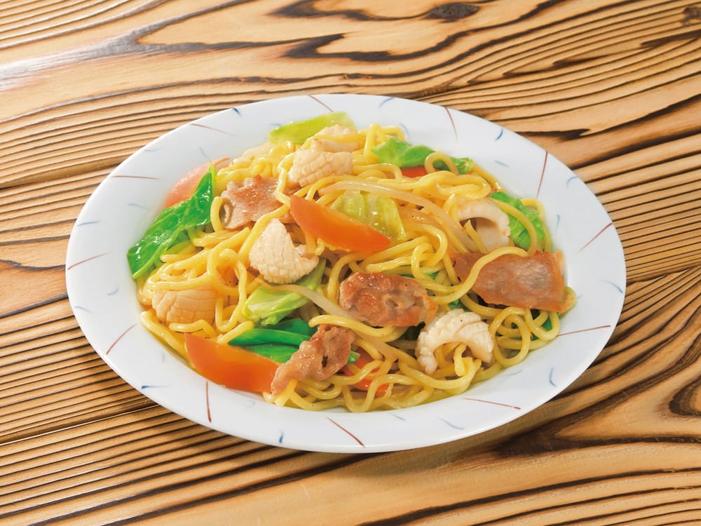 完売｜ちゃんぽん麺で作る３種の焼そば食べくらべ６食組｜399円｜販促