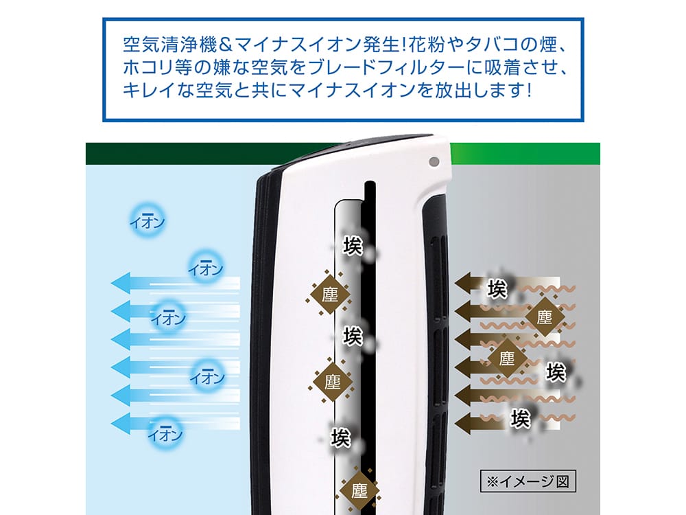 more＋空気清浄機 MCE-3255｜販促メッセ