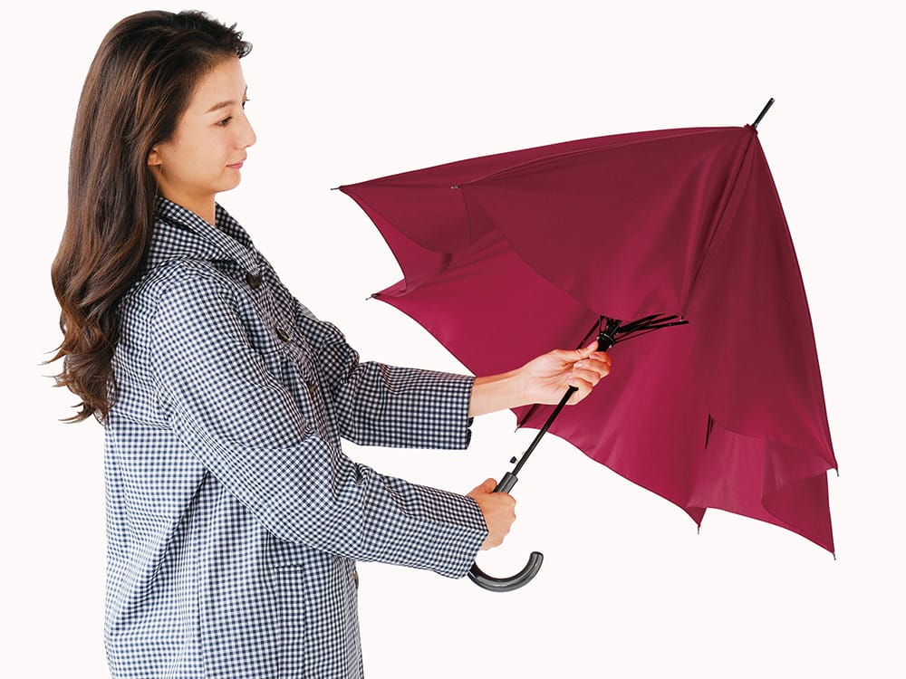 強風でも安心の傘