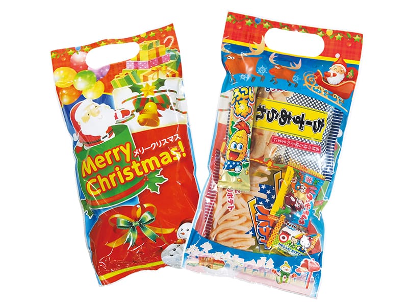 完売｜クリスマス お菓子詰め合わせ5点｜148円｜販促メッセ