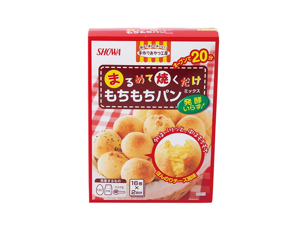 完売｜まるめて焼くだけ もちもちパンミックス200G ｜248円｜販促メッセ