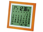 アデッソ　カレンダー電波時計は高級感あるカレンダー表示の電波時計です。