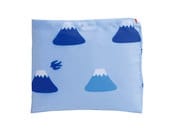富士山柄　小さくたためるマイバッグ　コンパクトに折りたためるバッグ