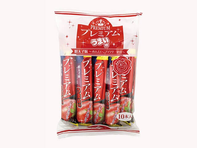 プレミアムうまい棒10本入1個｜子供に人気のお菓子｜販促メッセ