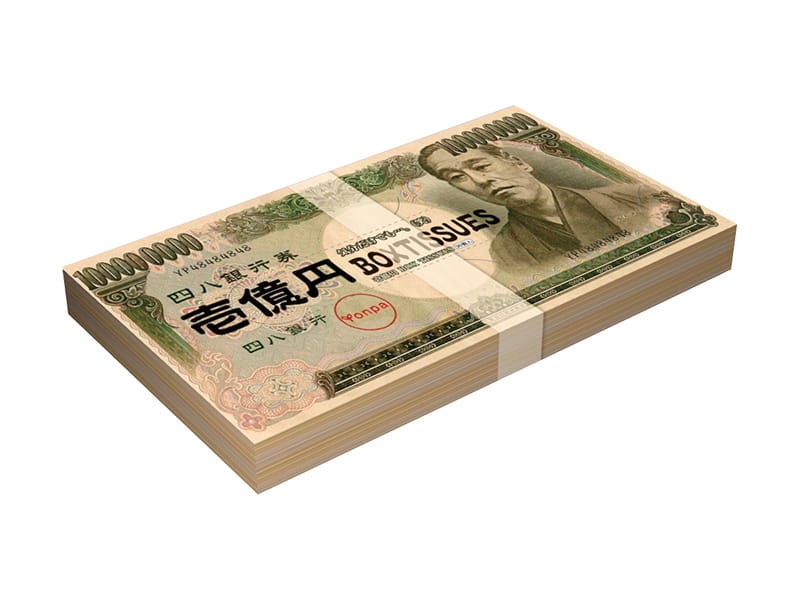 3等　壱億円ボックスティッシュ30W
