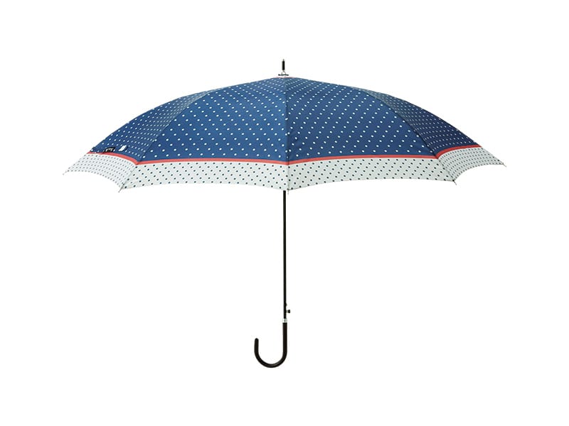 ドットを全面に配したデザイン傘です。