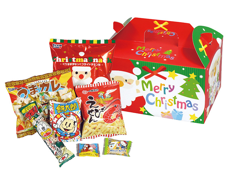 完売 クリスマスたっぷりお菓子box 299円 販促メッセ