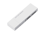 キャップ式USBメモリ　16GB　ホワイト