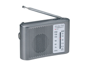 ワイドFM対応でありながら、シンプルなラジオです。