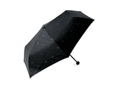 エンボス猫柄／晴雨兼用折りたたみ傘