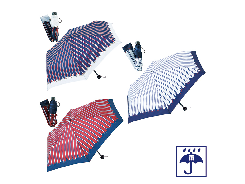 マニッシュストライプ/折りたたみ傘