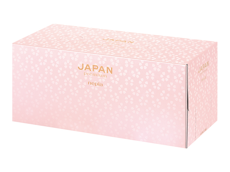 ネピア JAPAN premiumティシュ ピンク