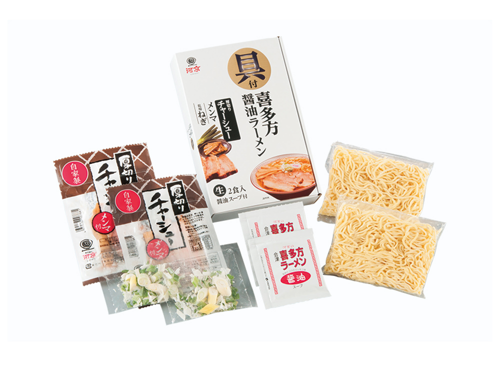 【完売】具付き喜多方醤油ラーメン2食入
