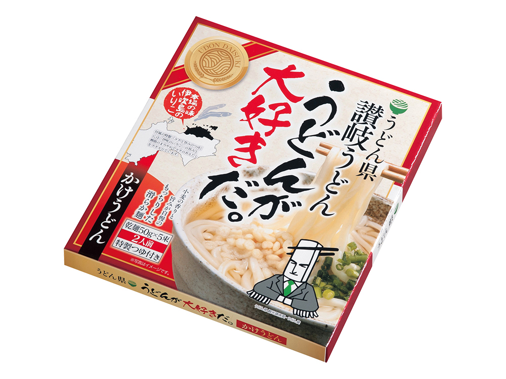 【完売】うどん県 うどん大好きだ 讃岐うどん 5束組