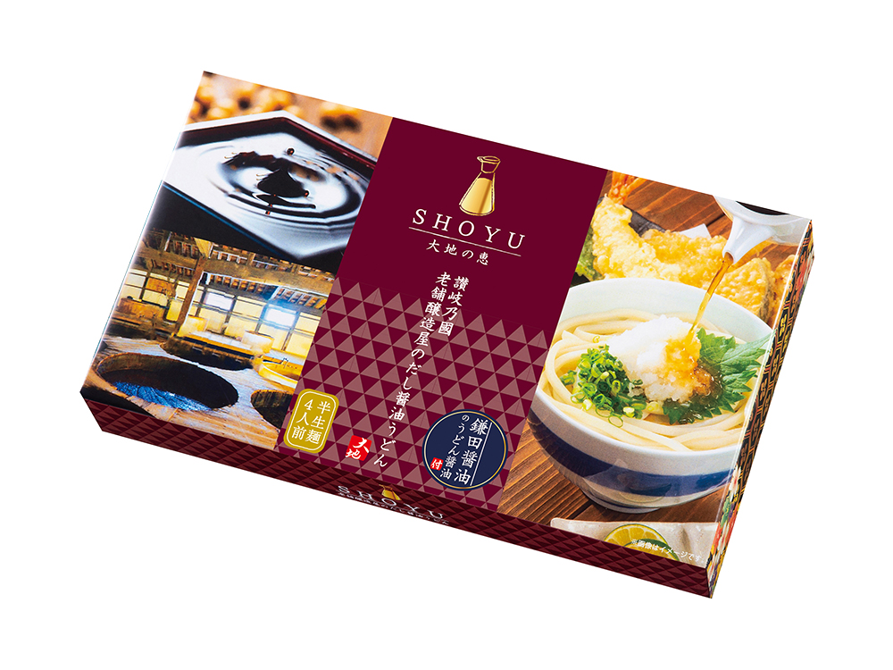 【完売】讃岐の国 老舗醸造屋のだし醤油うどん4人前
