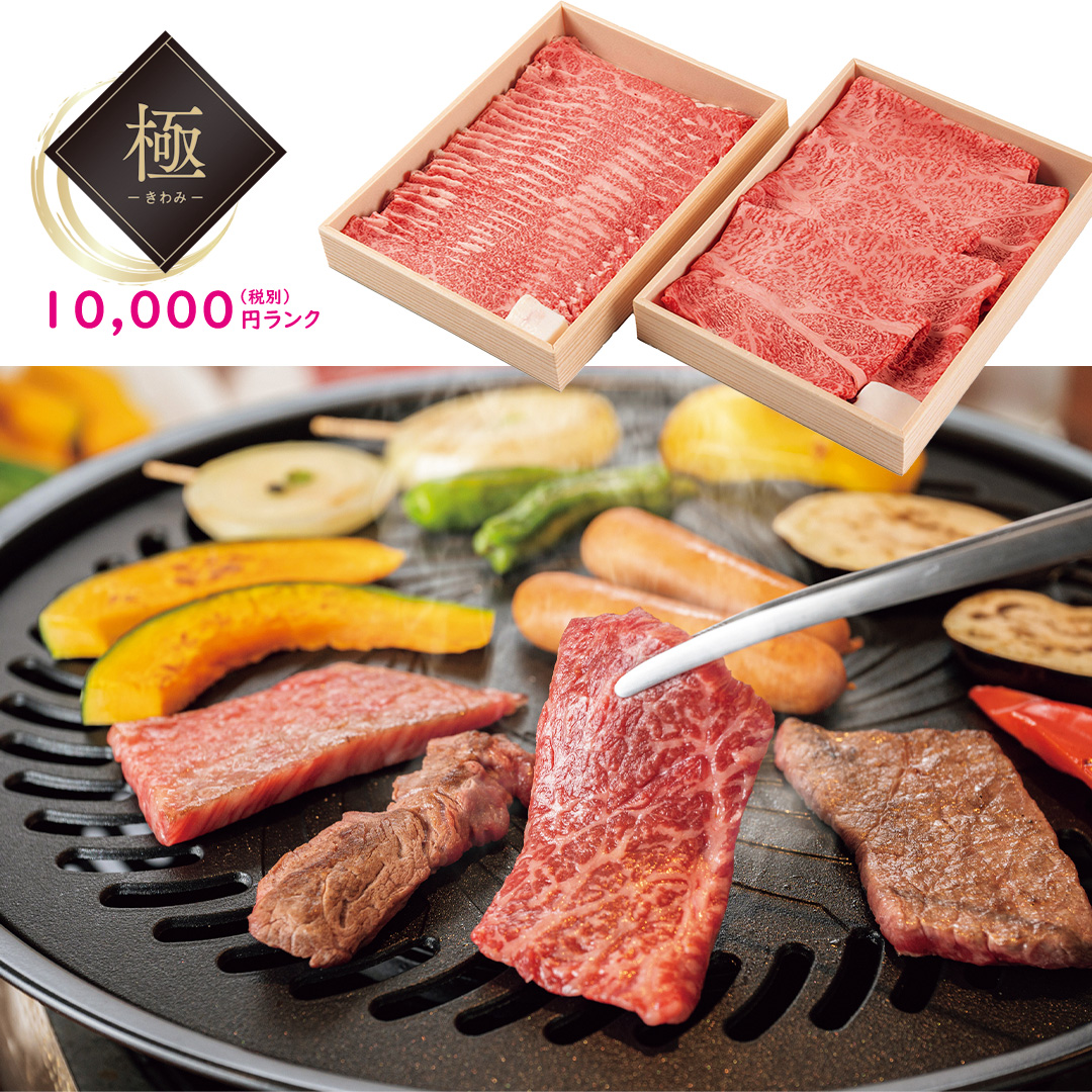 【完売】【極】近江牛 肩ロース・カルビ食べ比べセット